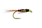 Fario Fly Olive and Red Holo Diawl Bach
